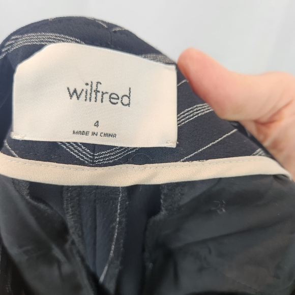 ARITZIA Wilfred Tie Front pants size 4 in EUC - Picture 8 of 10